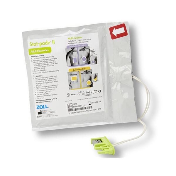 Pad Multifunction Stat-Padz II For Defibrillator Macrolyte Gel 1Pr 12 EA/CA